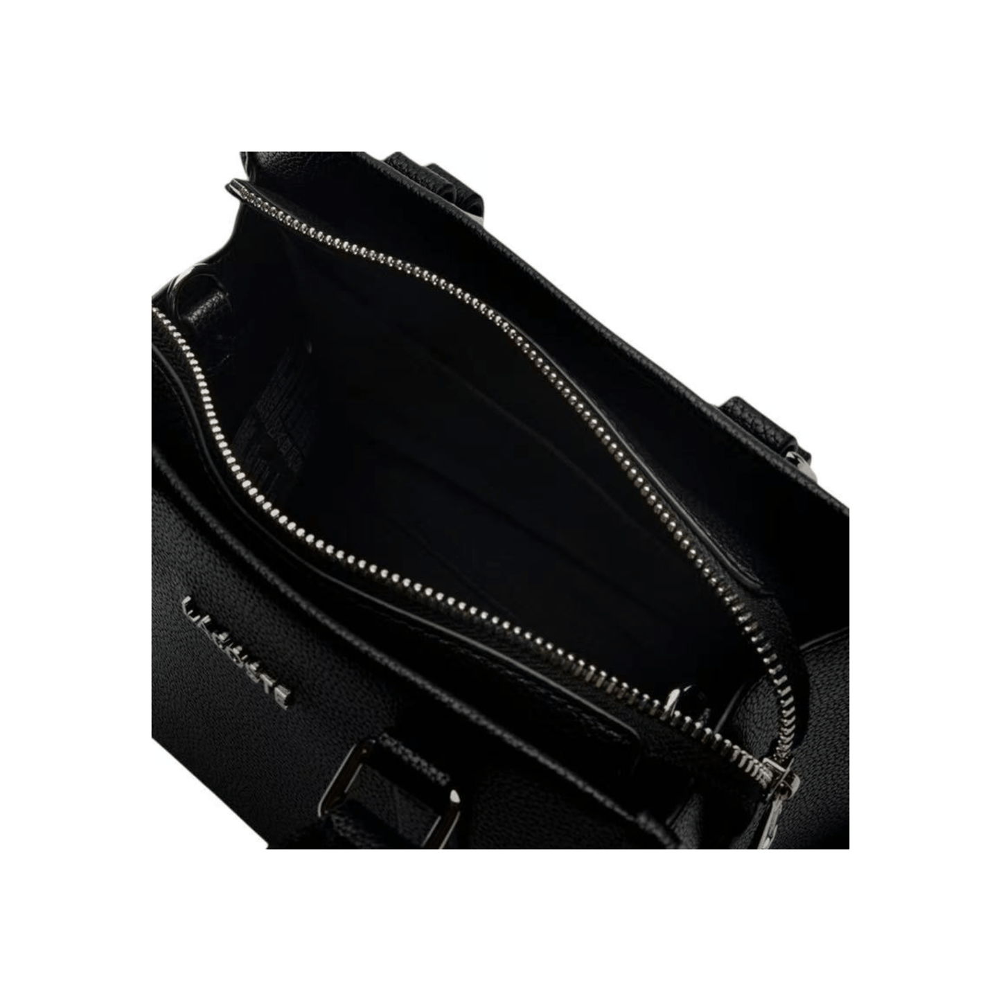 Intérieur zippé sac à main Lacoste noir femme
