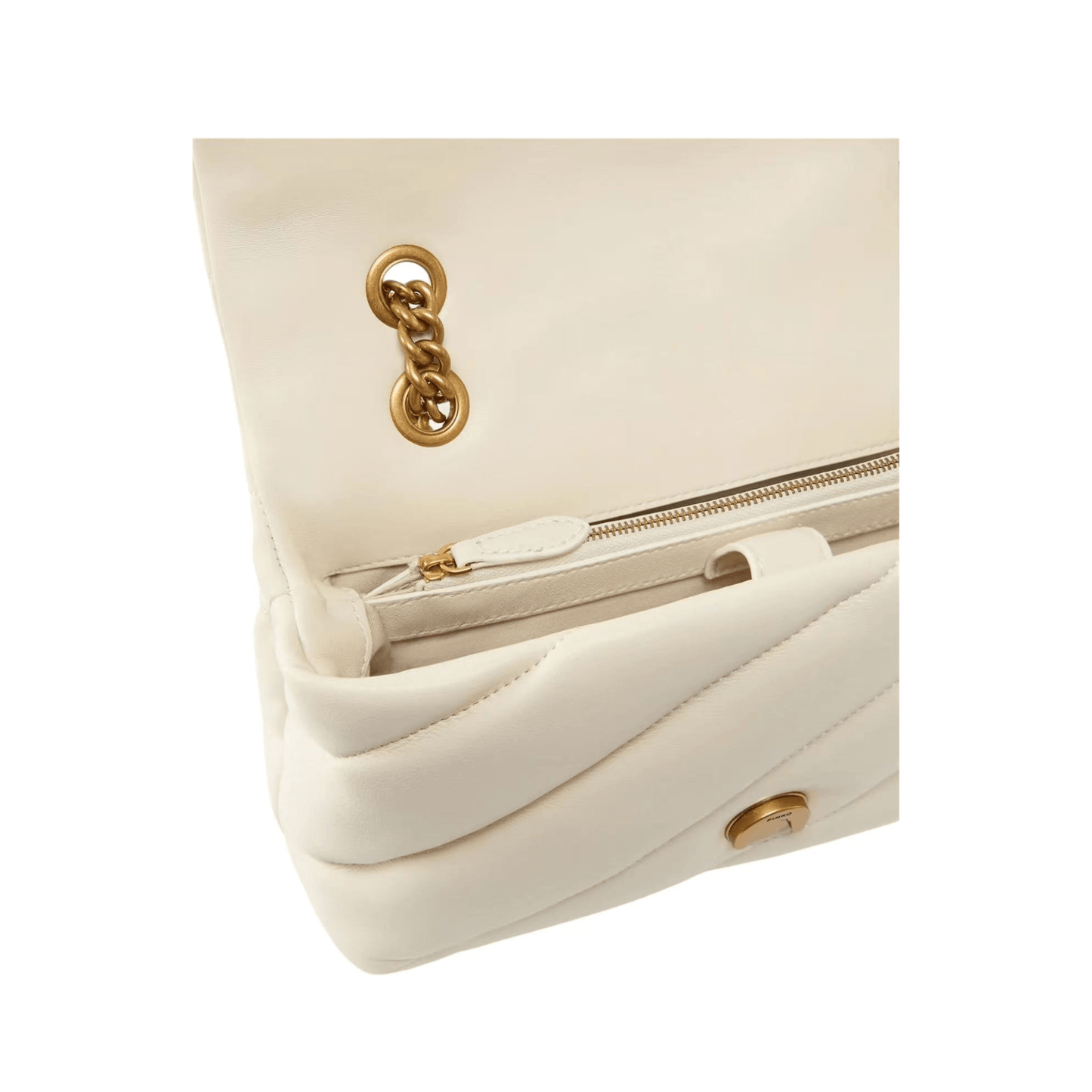 Intérieur du sac Pinko Love Classic Puff CL blanc en cuir femme