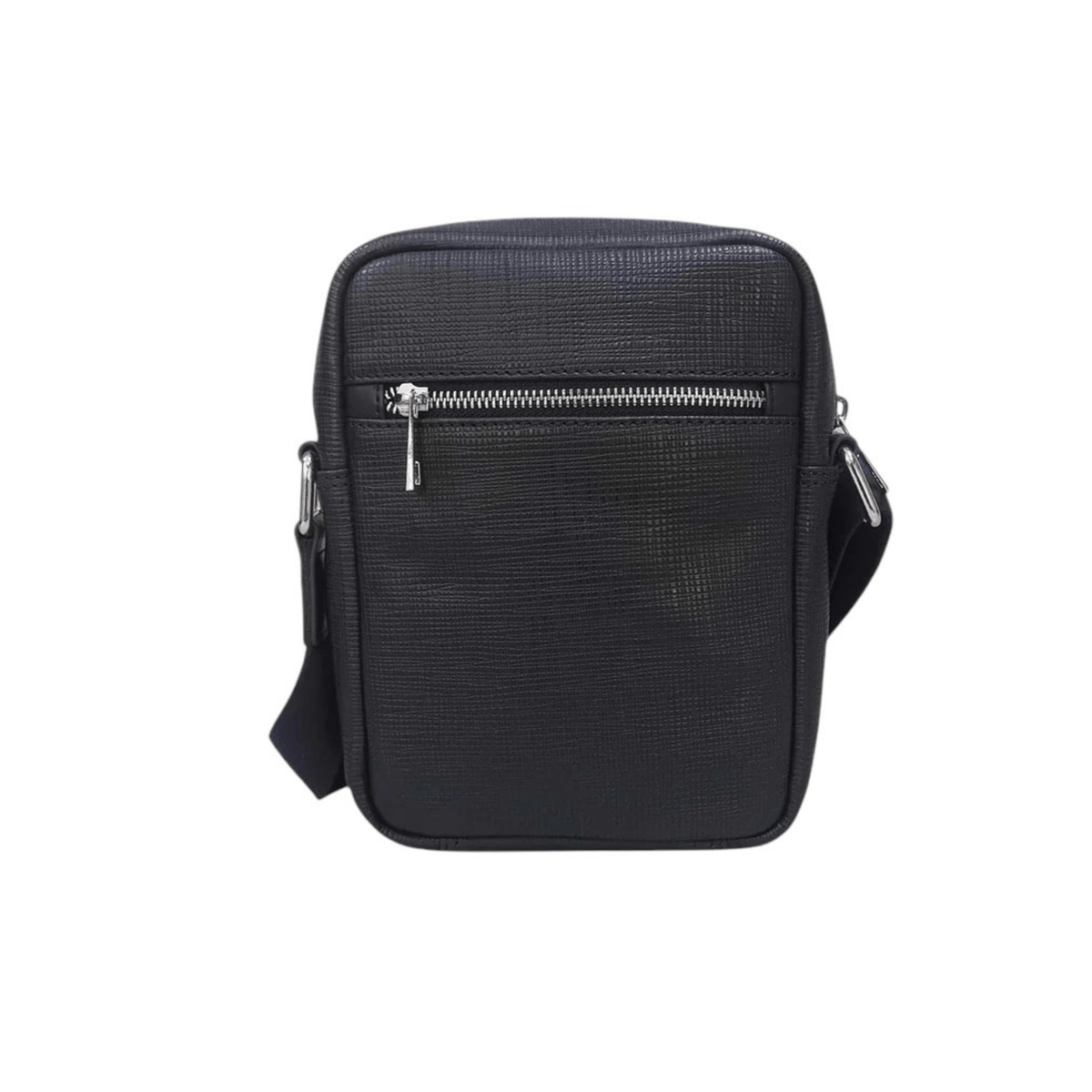 Dos de la sacoche SERGE BLANCO Biarritz BTZ13010 Dark Navy avec poche zippée