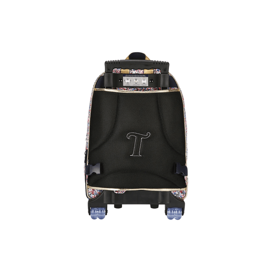 Vue arrière du sac scolaire trolley Tann's Antonia avec dos ergonomique