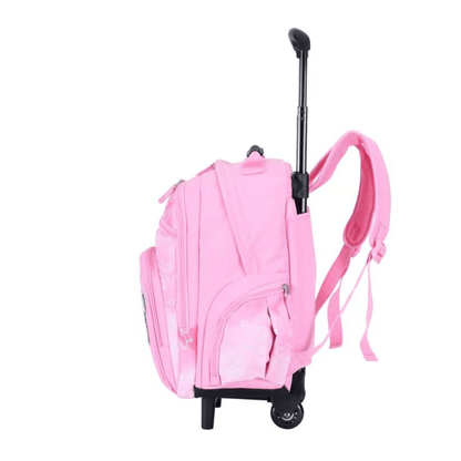 Sac à dos trolley Snowball Licorne Sequins Rose