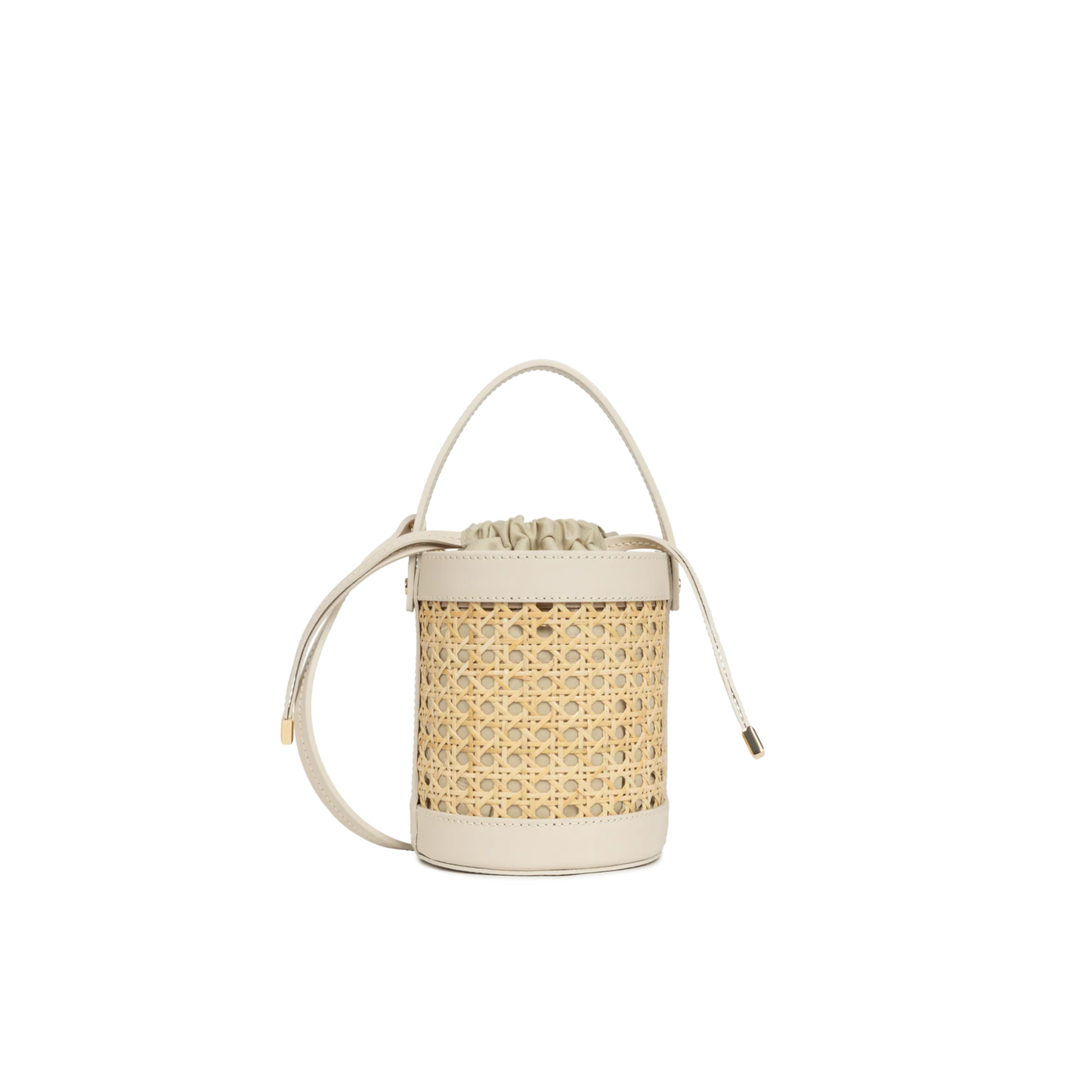 sac seau femme rotin cuir Nevada Maroquinerie