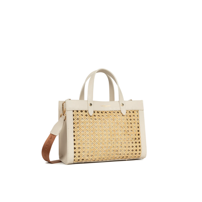 sac cabas rotin naturel cuir femme bandouliere tendance ete