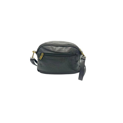 Sac bandoulière femme Mandoline synthétique noir – Double bandoulière