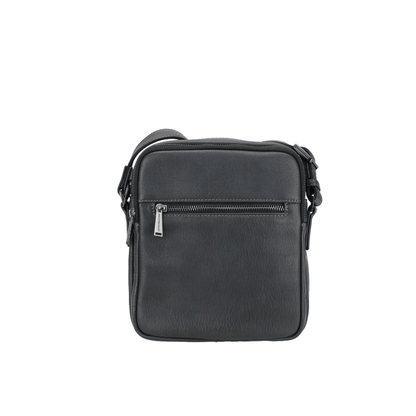 Sac travers homme Nairo Arthur & Aston noir avec poche arrière zippée