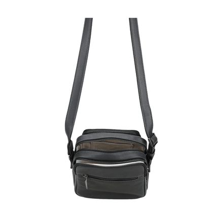 Sac Arthur & Aston Nairo noir avec deux compartiments zippés