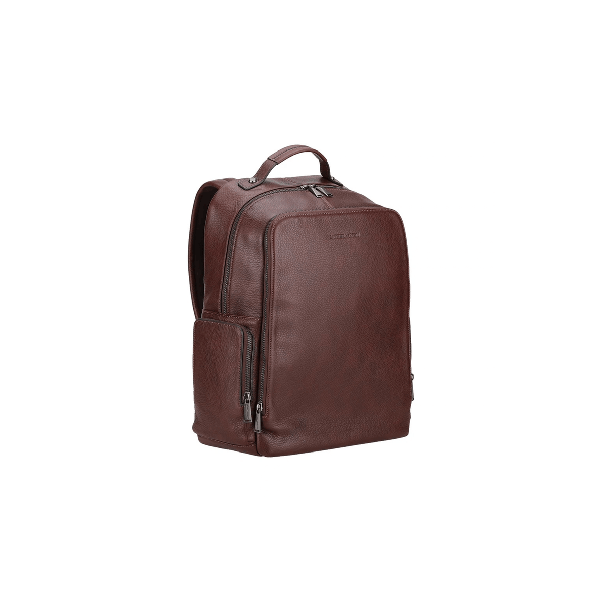 Sac à dos business Nairo Arthur & Aston châtaigne vue de profil