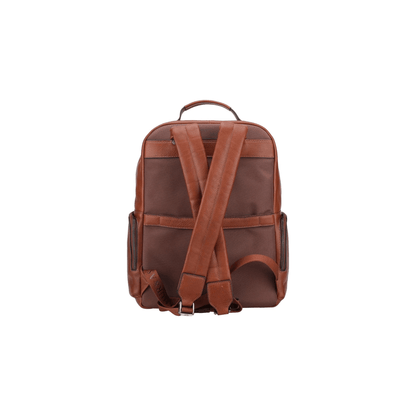Sac à dos Nairo Arthur & Aston cognac avec bretelles matelassées et passant trolley