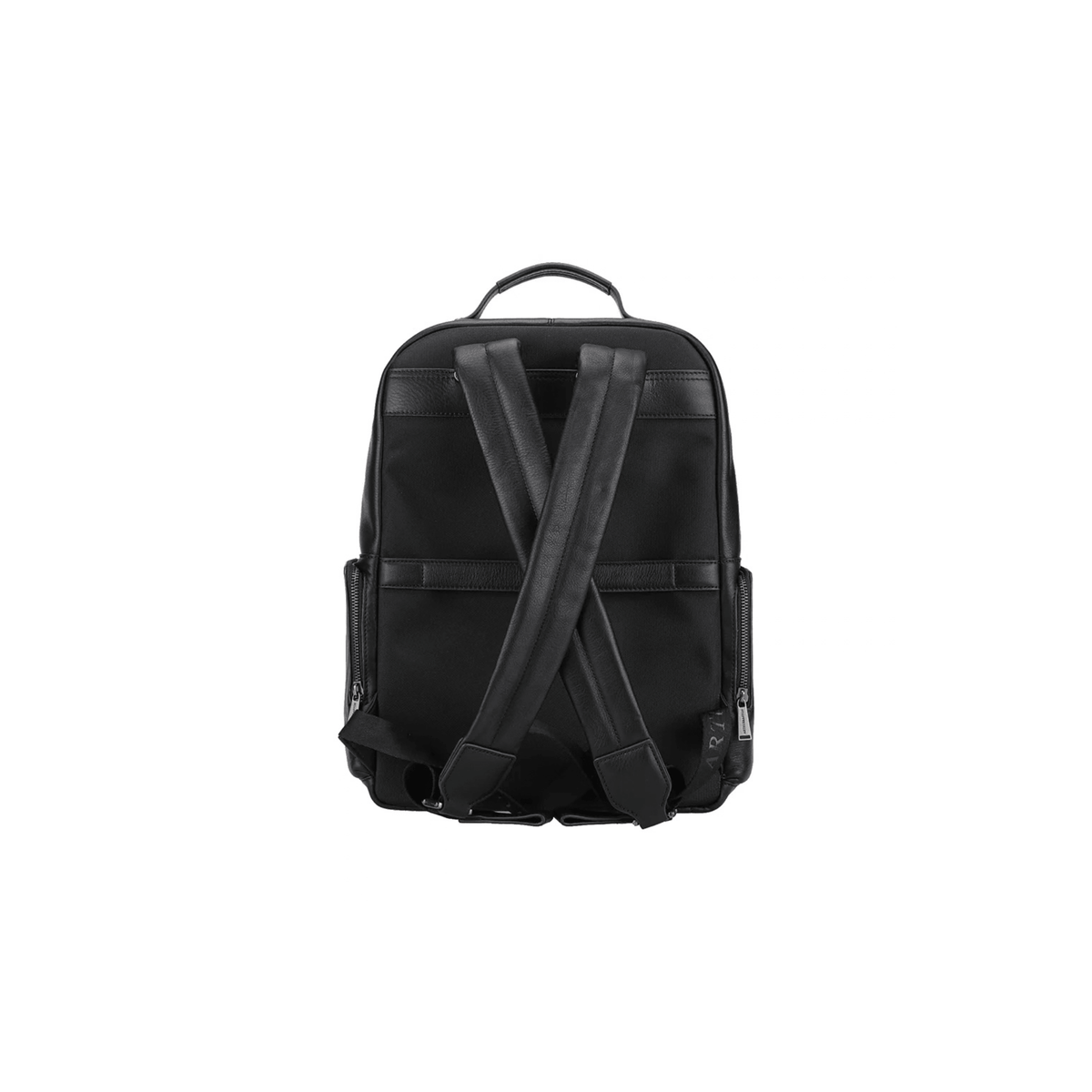Sac à dos Nairo Arthur & Aston noir avec bretelles réglables et passant trolley