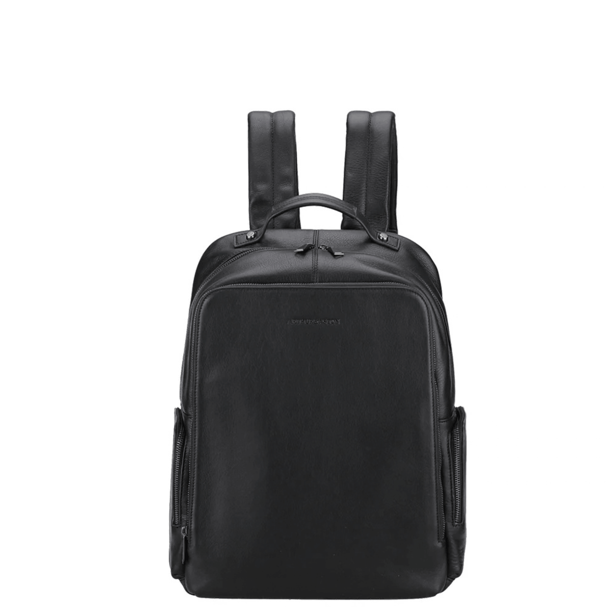 Sac à dos cuir Nairo Arthur & Aston 2628-17 noir vue de face