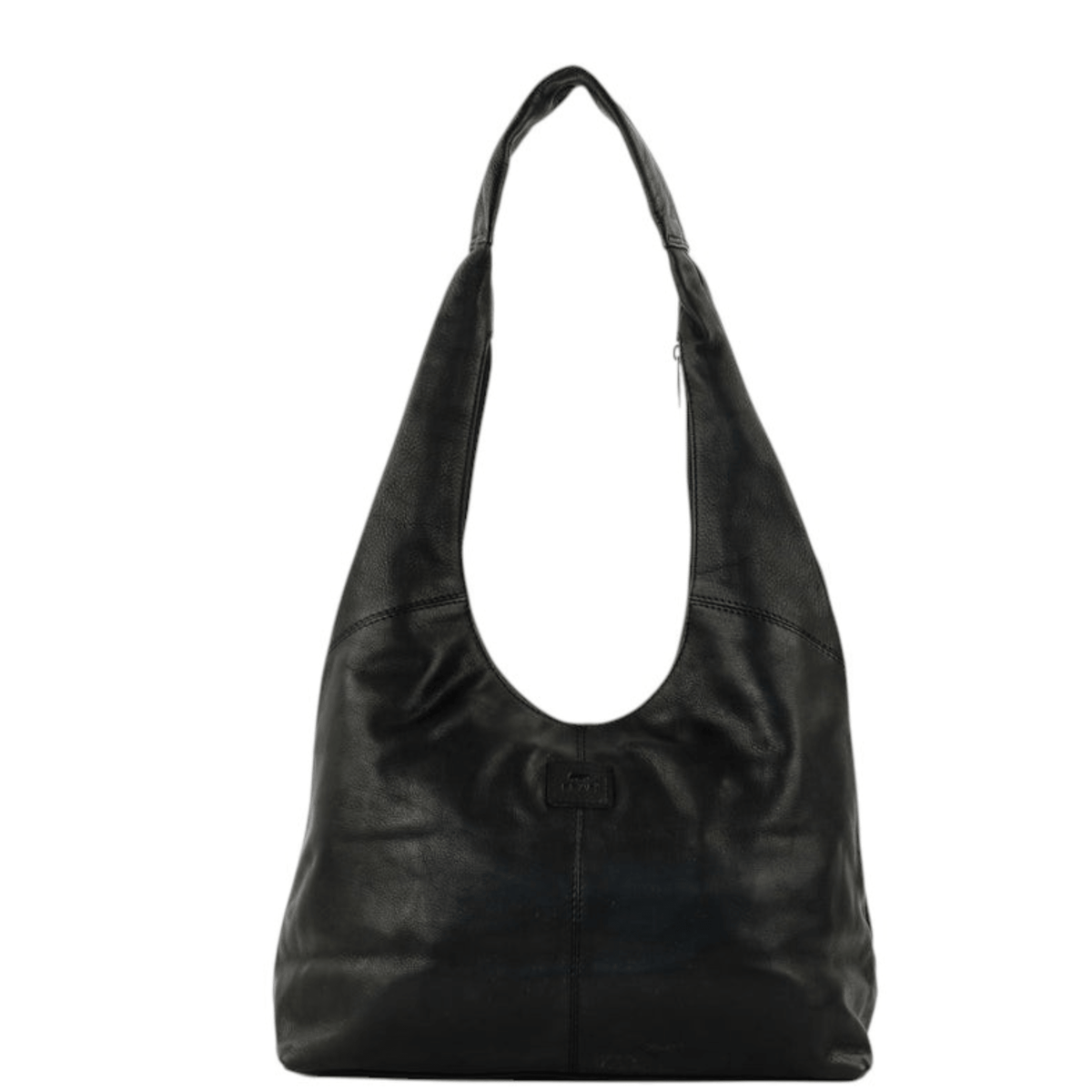 Dos du sac cabas BEAR DESIGN Pauline CP3577 noir en cuir véritable