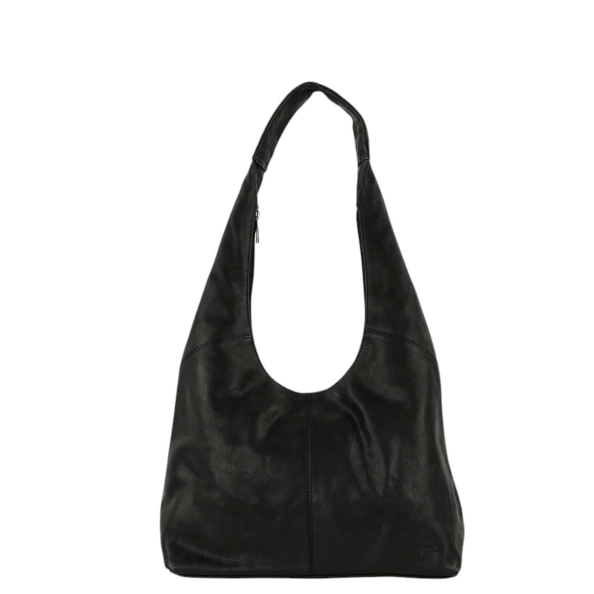 Sac cabas BEAR DESIGN Pauline CP3577 noir en cuir véritable vue de face