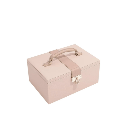 boite a bijoux stackers rose vue perspective elegante
