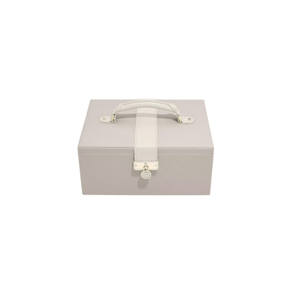 boite a bijoux taupe stackers fermeture doree
