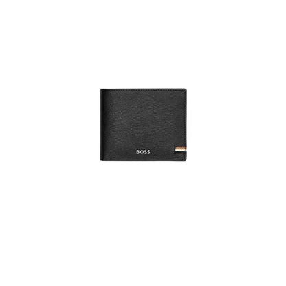 Portefeuille BOSS homme cuir noir RFID avec porte-monnaie
