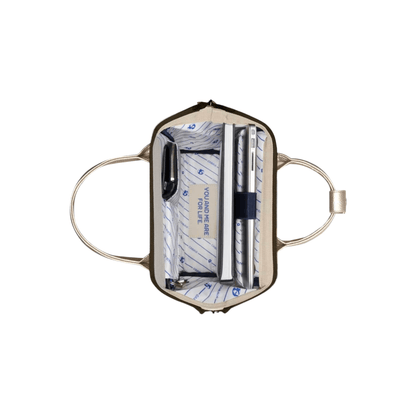Intérieur du sac à dos Cabaia Adventurer Small Alger avec compartiment ordinateur jusqu'à 10 pouces - Nevada Maroquinerie