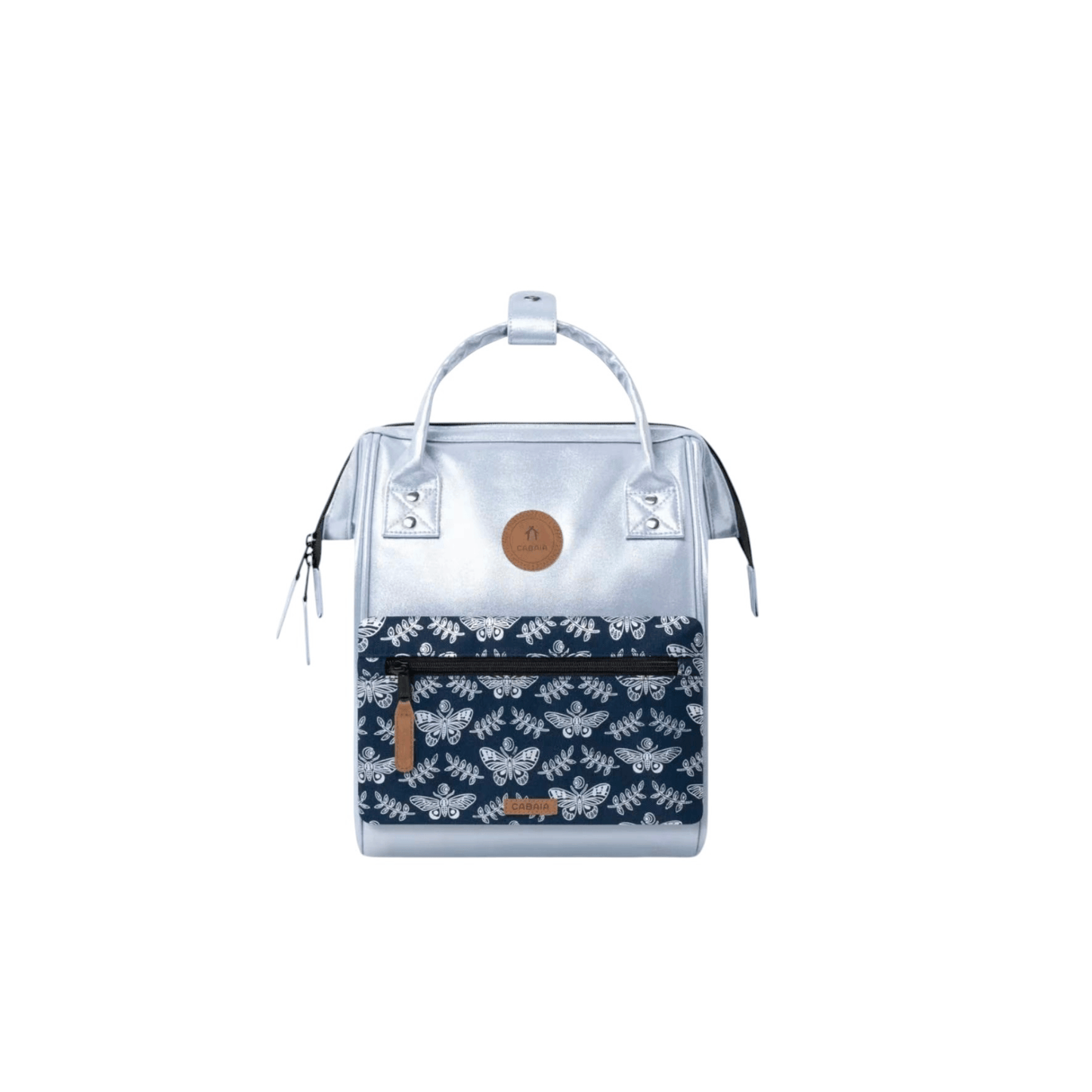 Sac à dos Cabaia Adventurer Small Fidji avec pochette Thurston Garden bleu marine interchangeable - Nevada Maroquinerie