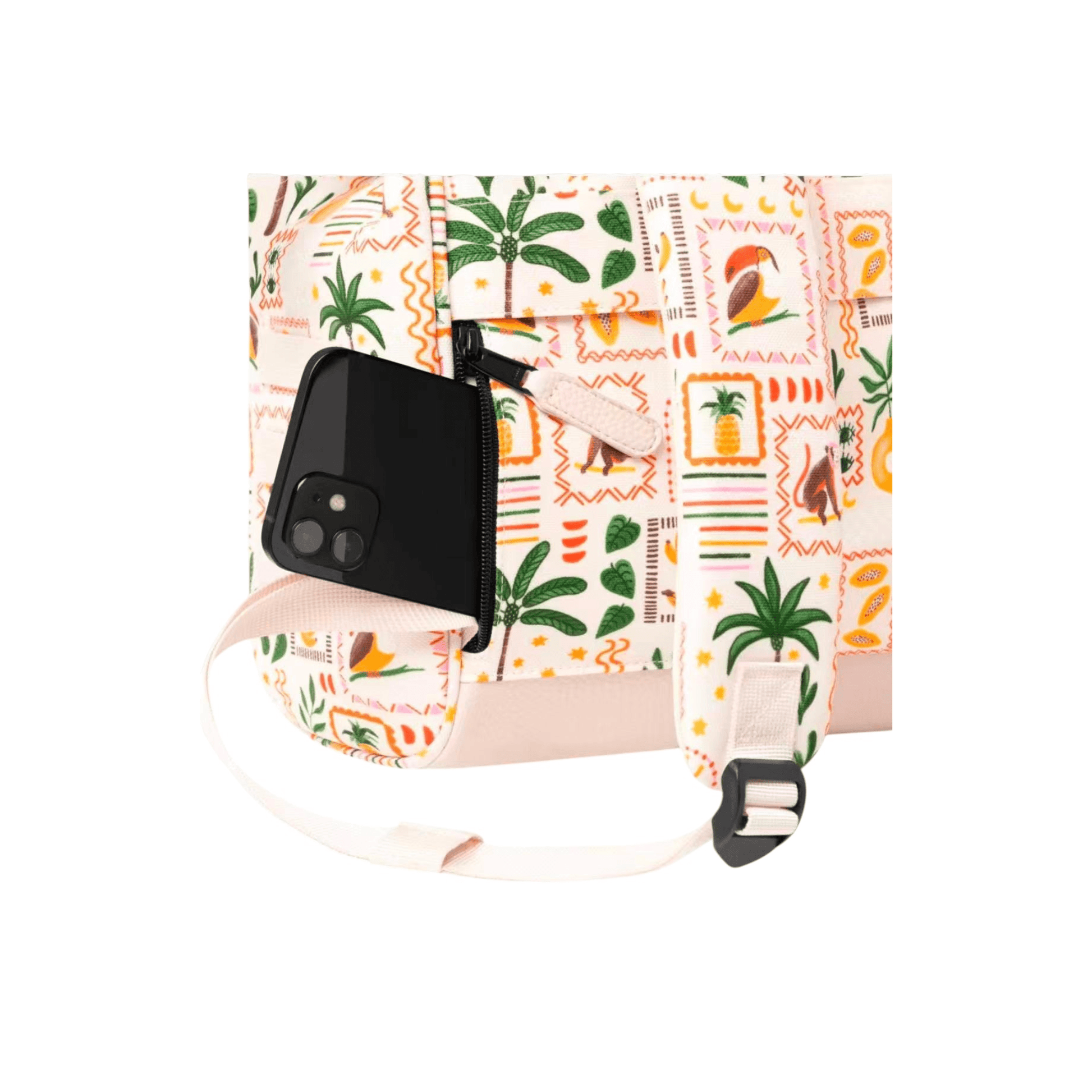 Poche de sécurité arrière du sac à dos Cabaia Adventurer Small Kotor pour smartphone et objets personnels - Nevada Maroquinerie