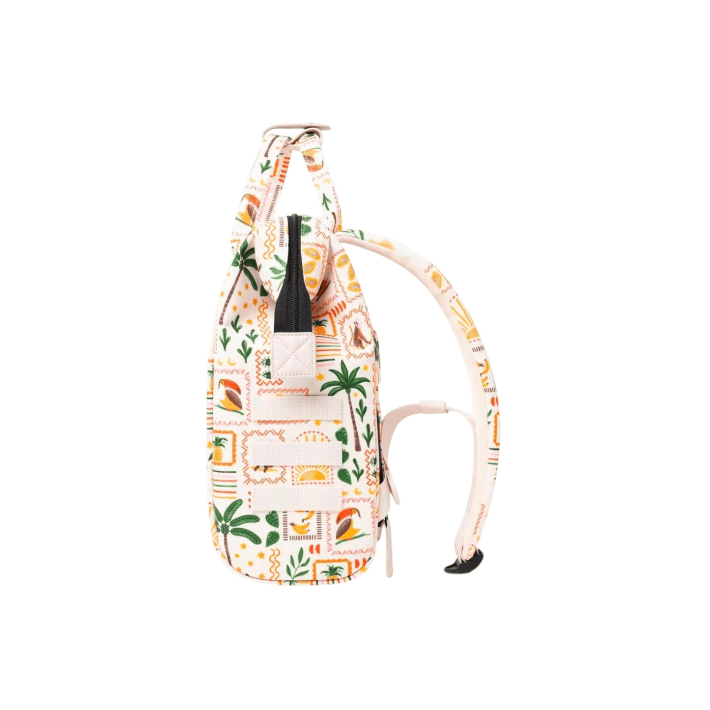 Profil du sac à dos Cabaia Adventurer Small Kotor avec système MOLLE latéral - Nevada Maroquinerie