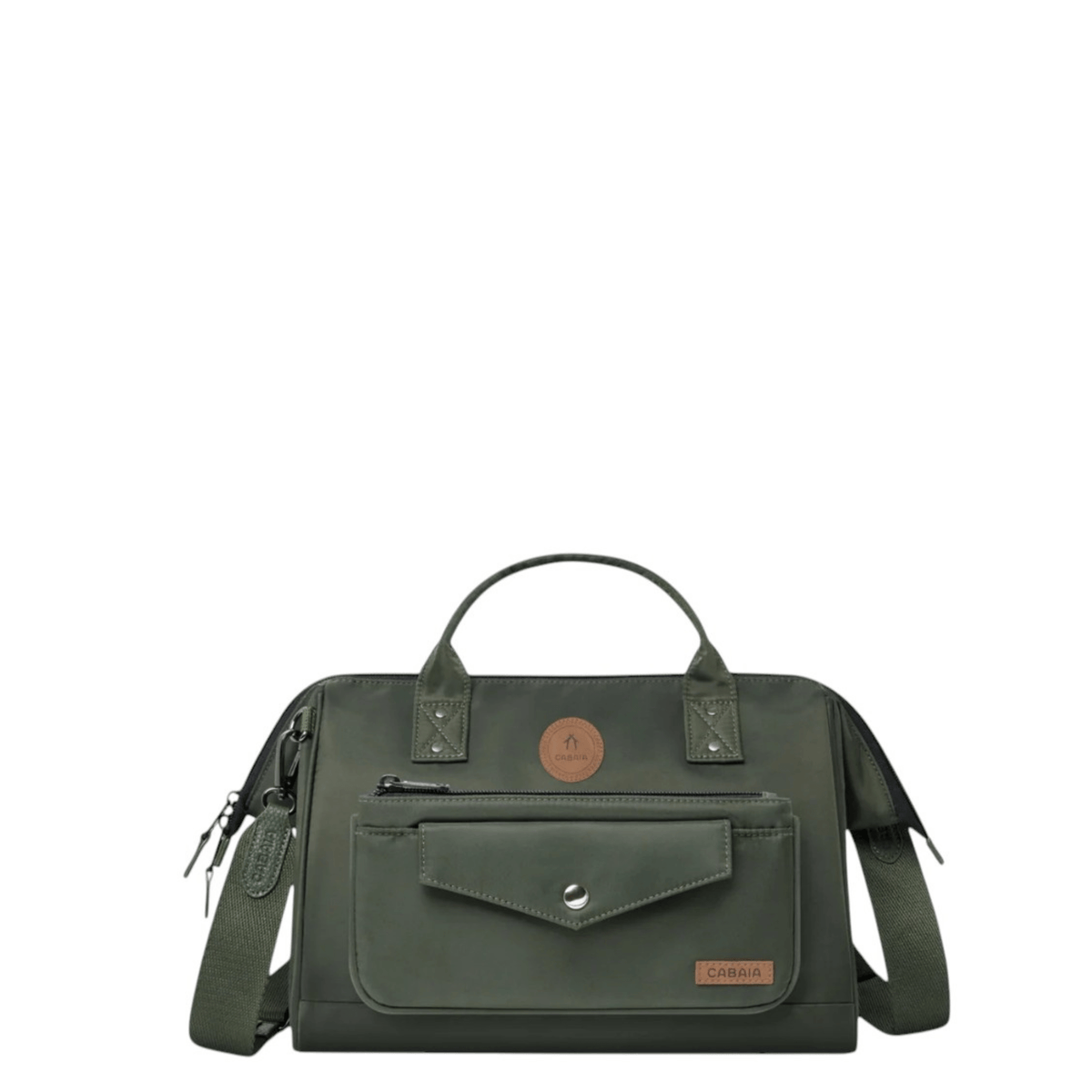 Sac CABAIA Crossbody Adventurer Large Hobart vert vue de face