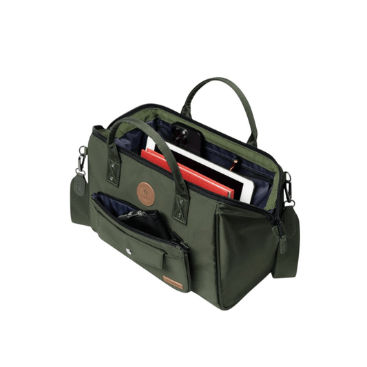 Sac CABAIA Crossbody Adventurer Large Hobart ouvert avec rangements et bandoulière