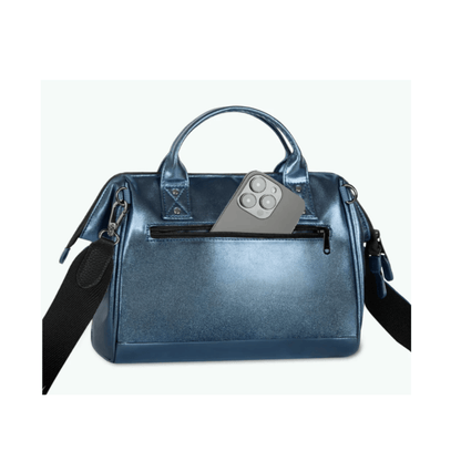 Vue arrière du sac Cabaïa Crossbody Adventurer Medium Larissa avec poche zippée et bandoulière.
