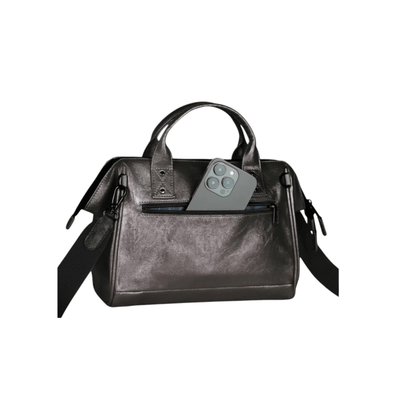 Vue arrière du sac bandoulière Cabaïa Crossbody Adventurer Medium Louisville avec poche zippée.