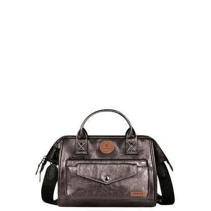 Sac bandoulière Cabaïa Crossbody Adventurer Medium Louisville vu de face avec pochette avant assortie.