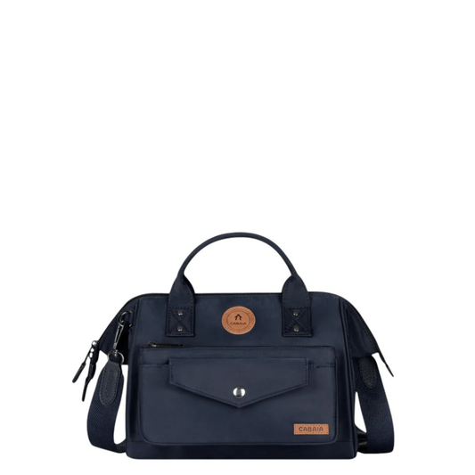 Sac bandoulière Cabaïa Crossbody Adventurer Medium Nara vu de face avec sa pochette avant assortie.