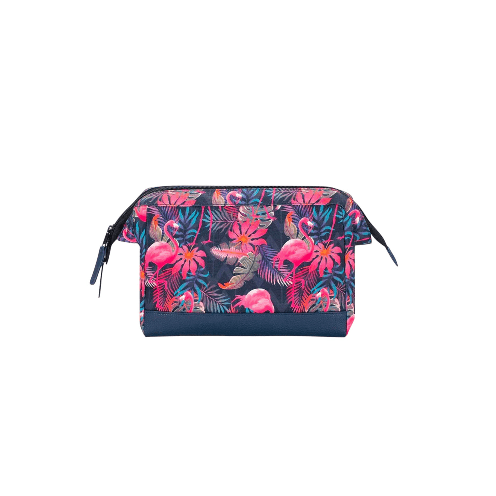 Trousse de toilette Cabaia Fondamenta San Mauro imprimé tropical coloré vue arrière - Nevada Maroquinerie