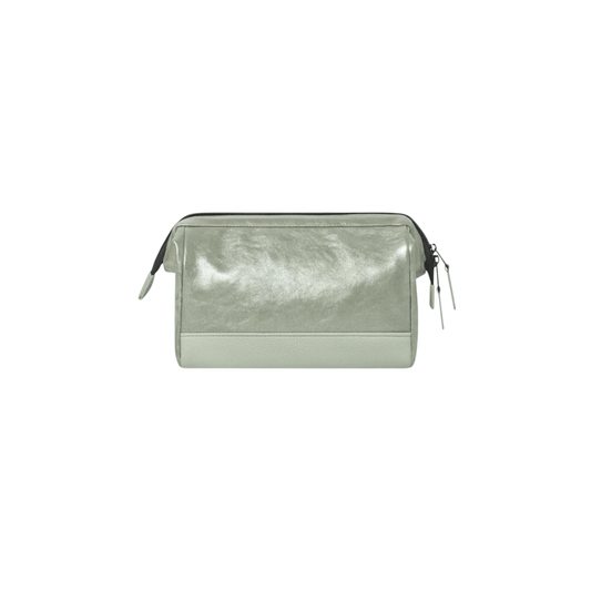 Trousse de toilette Cabaia Riverdale vert métallisé vue arrière - Nevada Maroquinerie