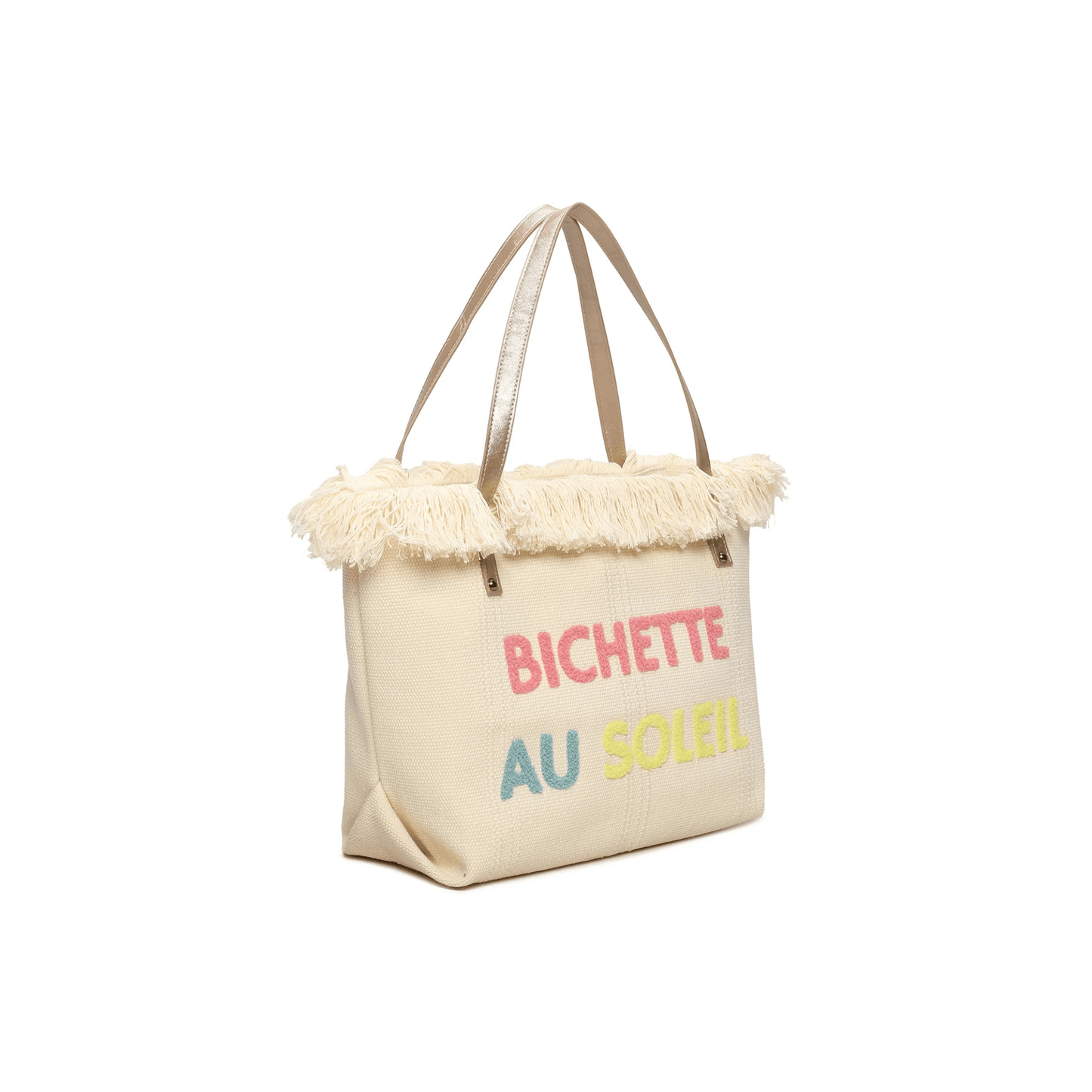 Sac cabas femme Bichette au Soleil porté épaule style plage bohème