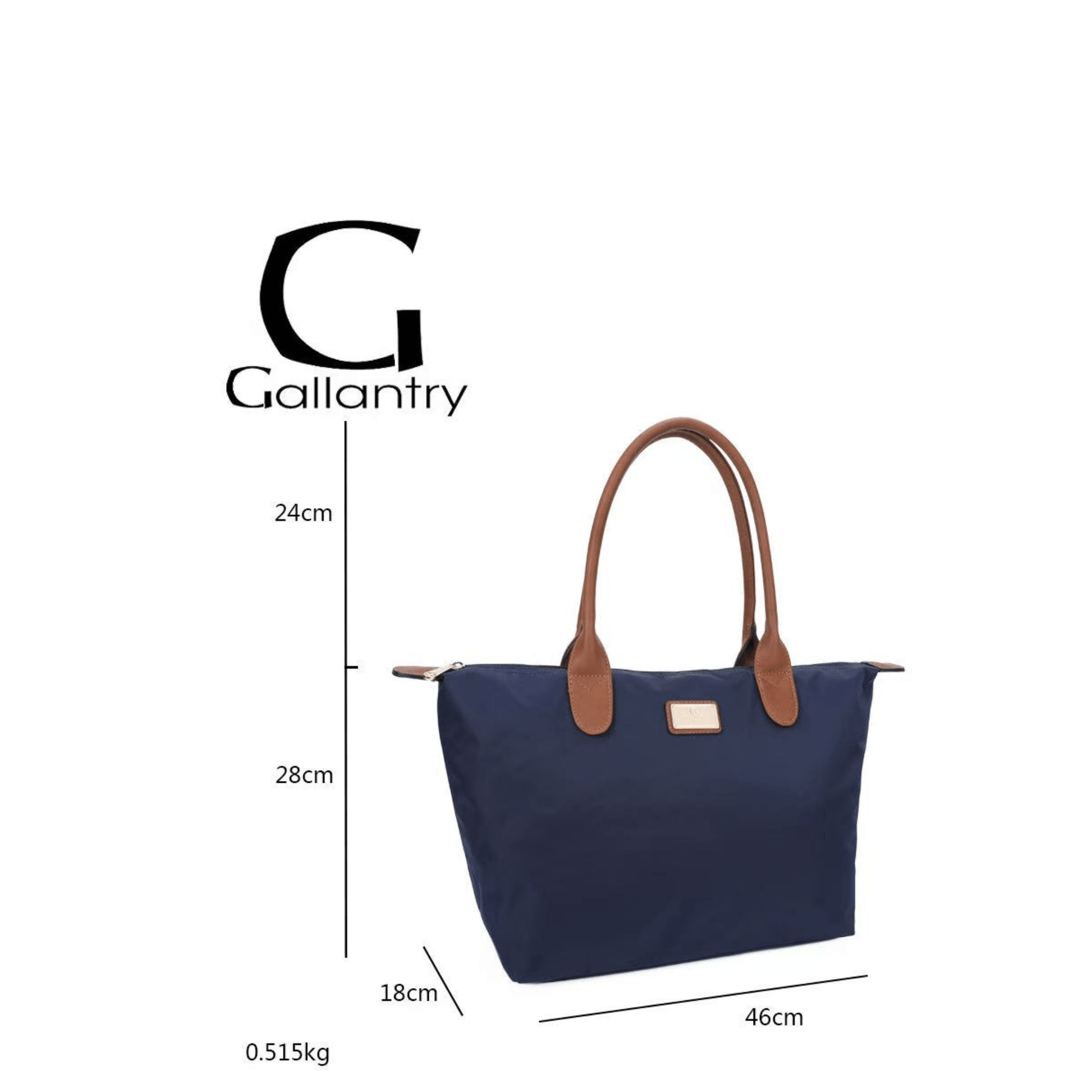 Grand cabas Gallantry Paris marine format A4 dimensions 46 × 28 × 18 cm