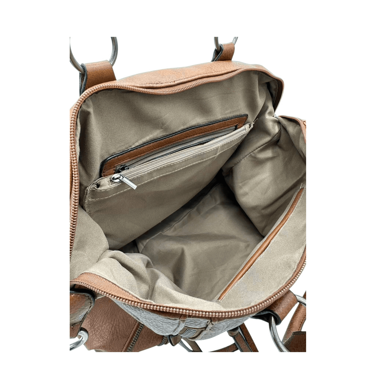 Intérieur du cabas Mandoline 27532 mocha