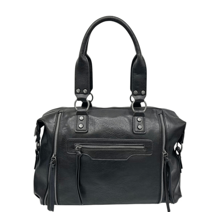 Cabas Mandoline 27532 noir vu de face