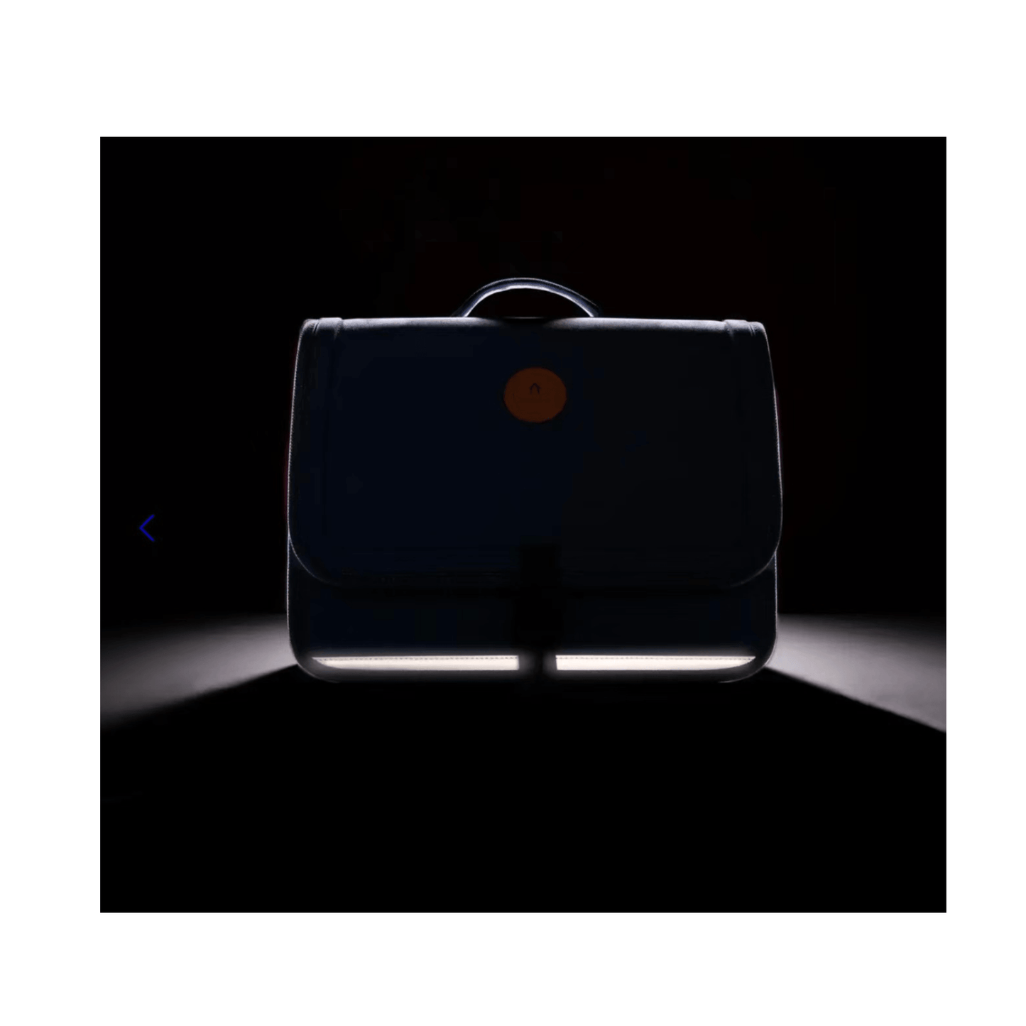 Bandes réfléchissantes du cartable CABAÏA Discover Medium Capri pour une meilleure visibilité