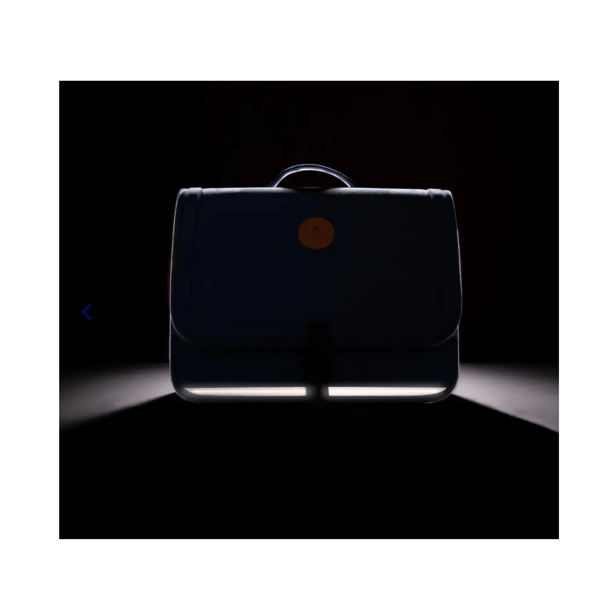 Bandes réfléchissantes du cartable CABAÏA Discover Medium Capri pour une meilleure visibilité