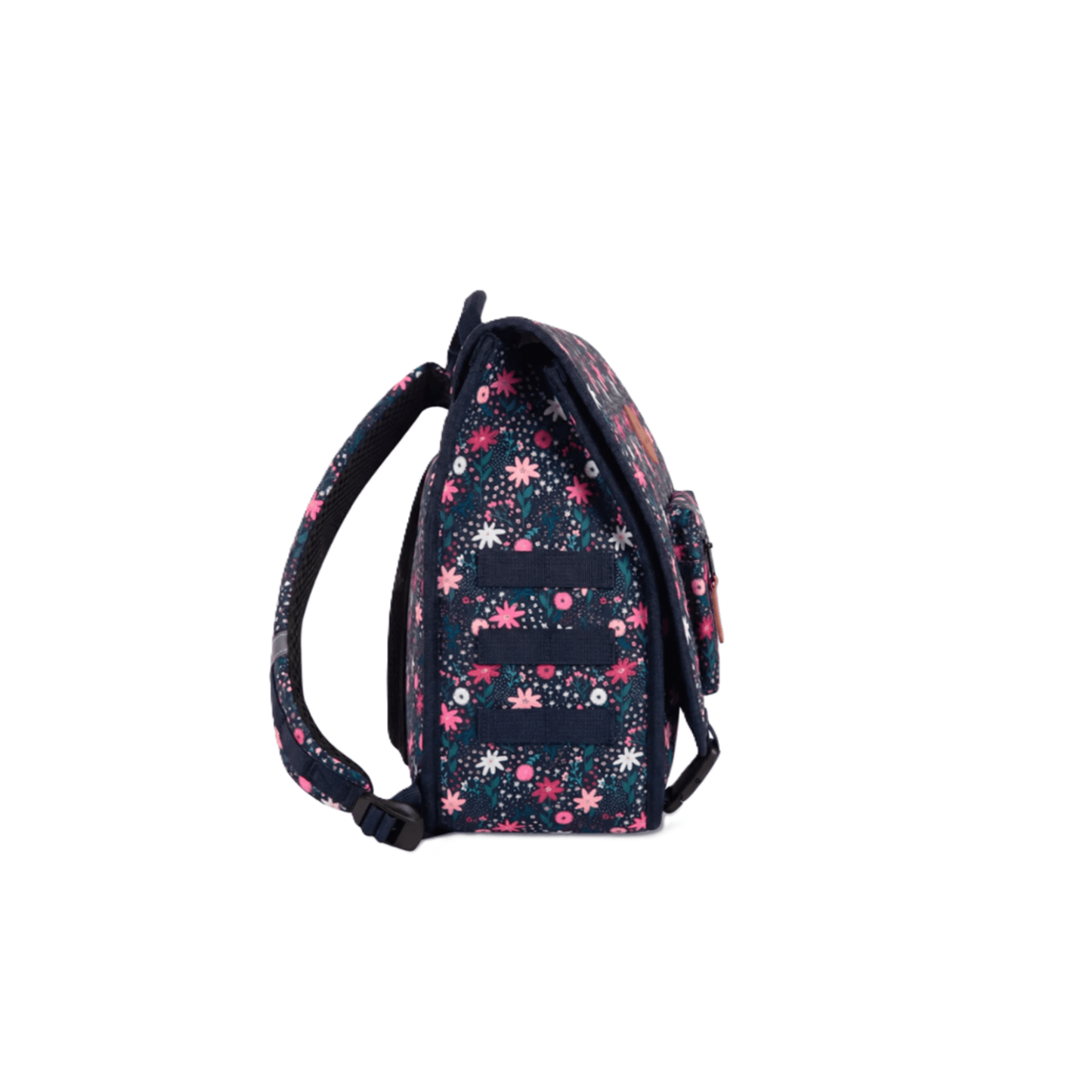 Profil du cartable CABAIA Discover Medium Anafi imprimé floral bleu marine