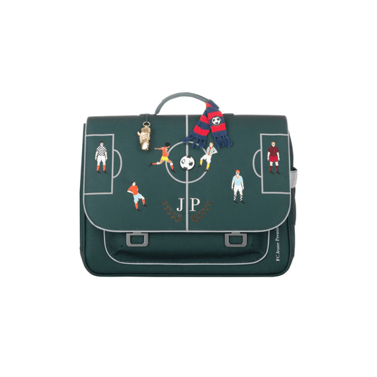cartable jeune premier football enfant vue face nevada maroquinerie