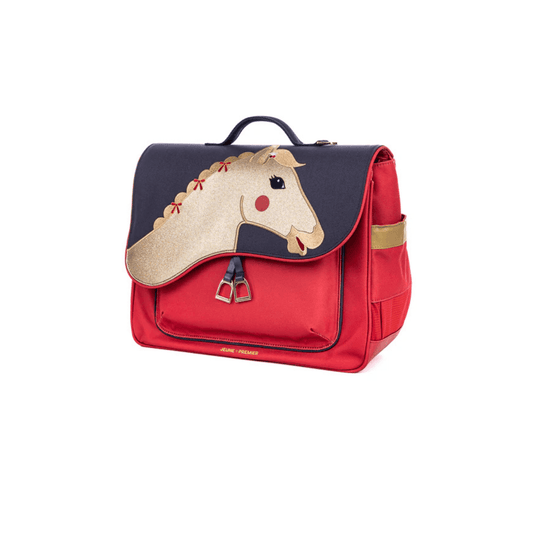 Cartable enfant Jeune Premier Saddle Bag vue profil ergonomique
