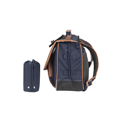 Poche gourde amovible du cartable Tann's Camille Bleu 38 cm