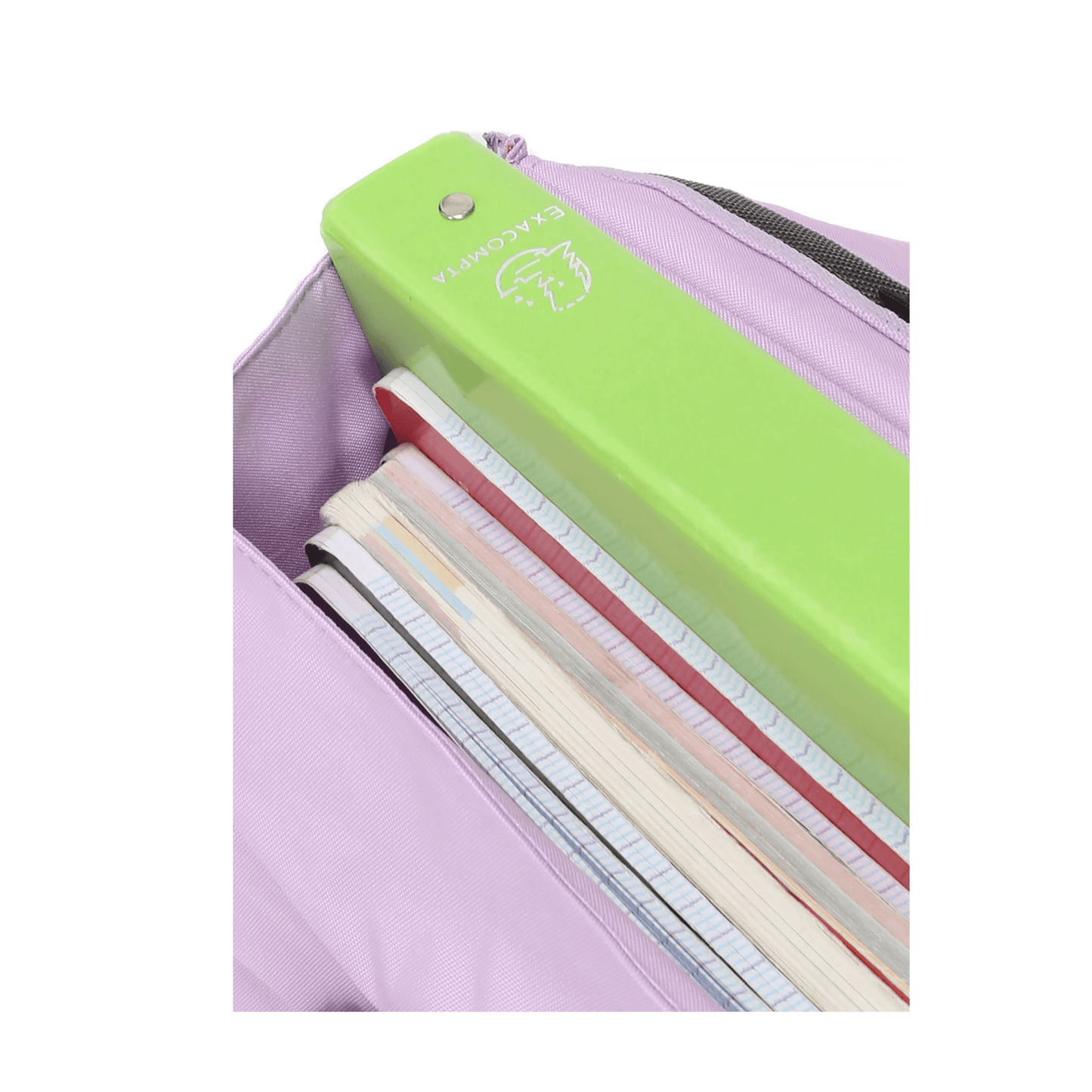 Capacité de rangement du cartable Tann's Diana pour cahiers 24x32 cm