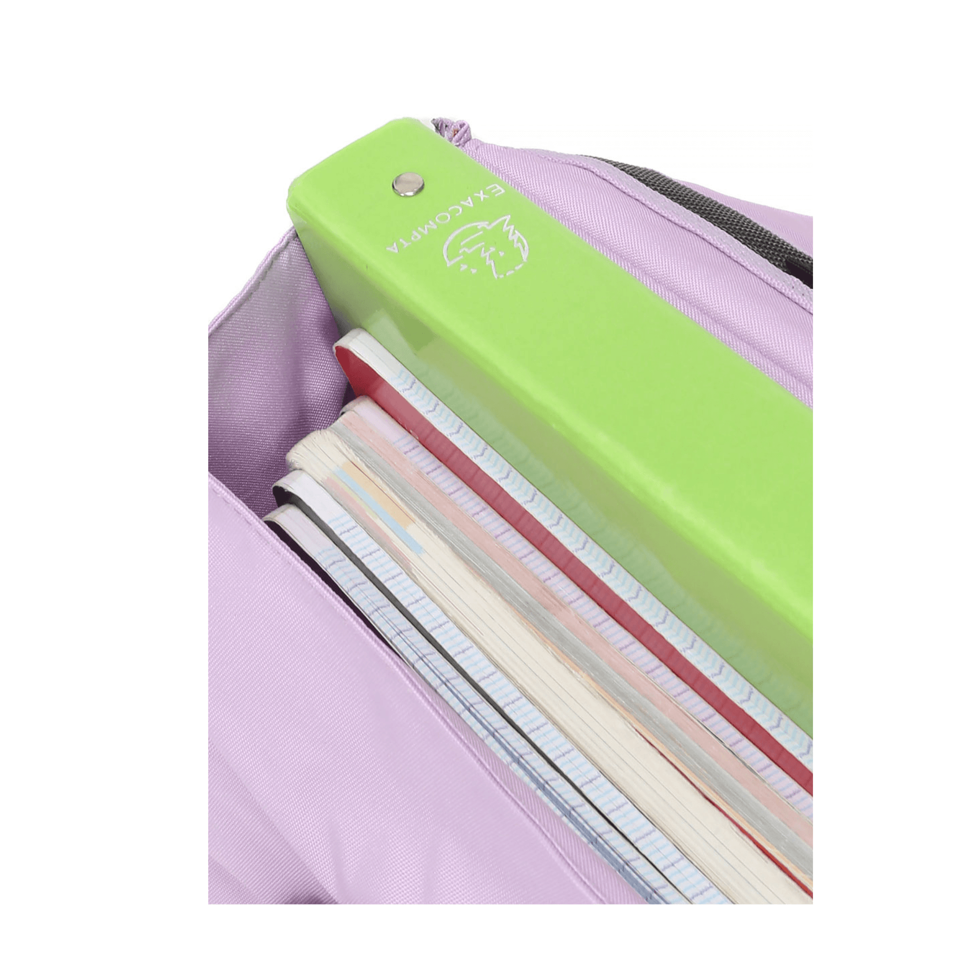 Capacité de rangement du cartable Tann's Diana pour cahiers 24x32 cm