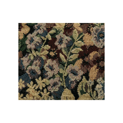 Détail du motif floral du sac bandoulière COCCINELLE bimatière