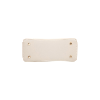 sac femme beige dessous finition metal