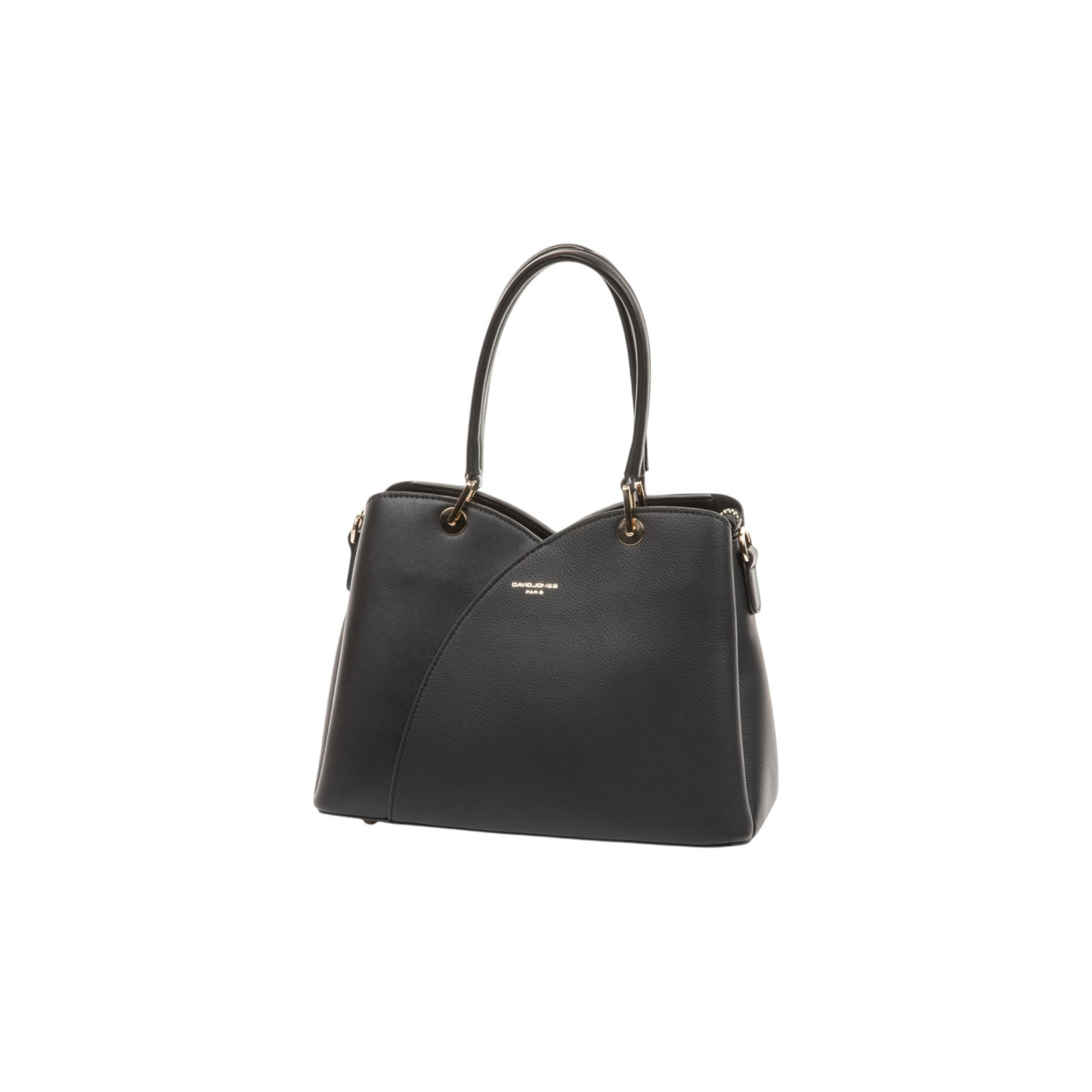 sac femme noir david jones vue face maroquinerie
