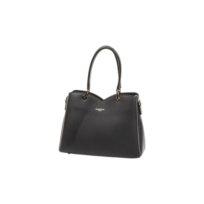 sac femme noir david jones vue face maroquinerie
