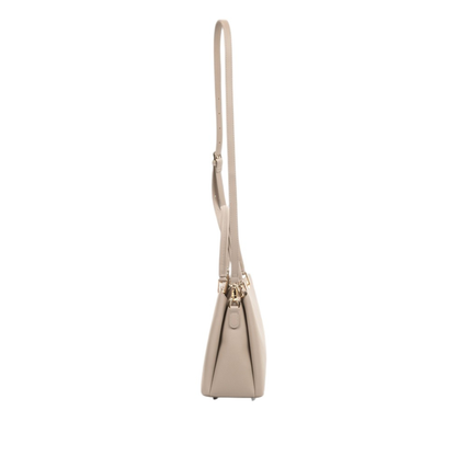sac a main tan femme vu profil avec bandouliere david jones nevada maroquinerie
