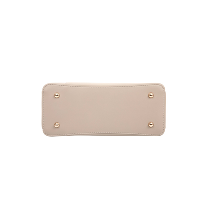 sac femme tan dessous details pieds metal
