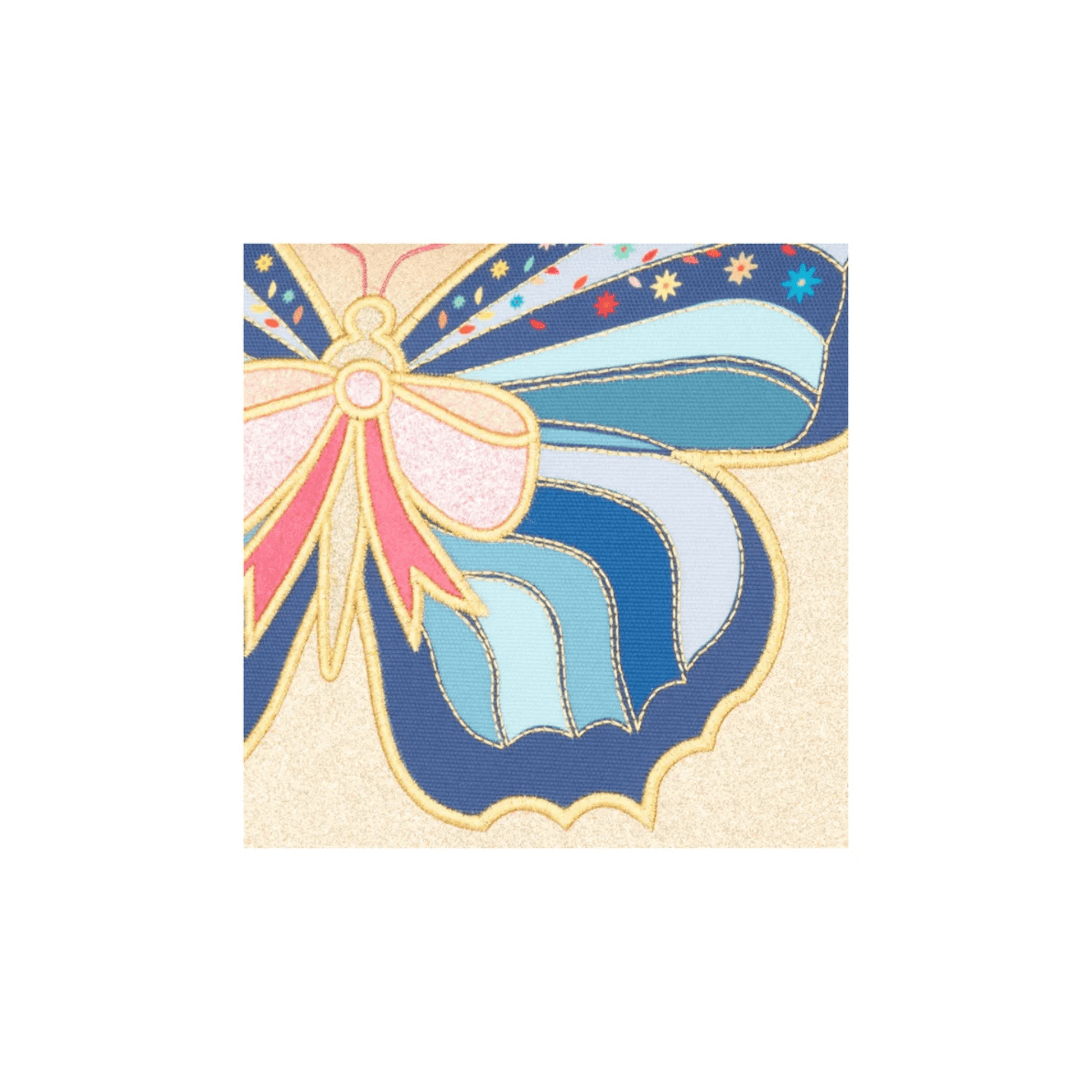 Détail motif papillon cartable Jeune Premier
